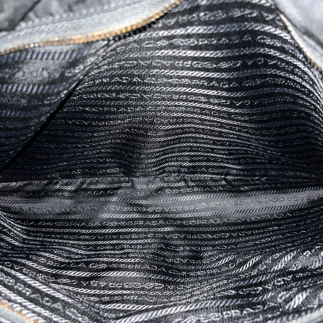 PRADA 2 Way Business Bag Nylon Leather Triangle Logo Shoulder Bag Auth thumbnail 19