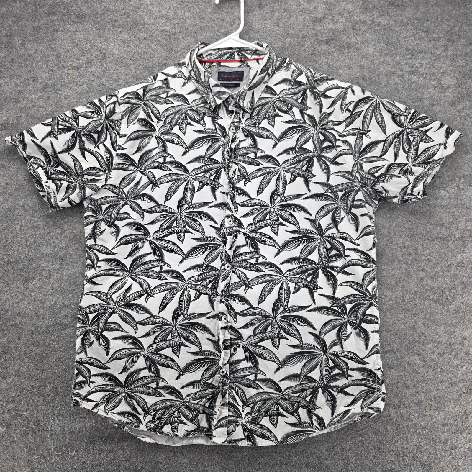 Gentlemen's Outfitters Shirt Mens XL White Floral Cotton Short Sleeve Button Up
Opens in a new windo