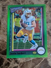 2022 Panini Classics Premium Edition Justin Herbert Green Timeless Tributes /20