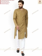 Mens Kurta Traditional Kurta New Wear Mens Kurta Handmade Cotton Fancy Kurta