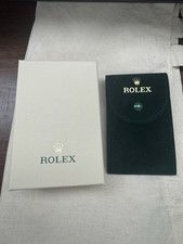 Rolex Service Center Green Velvet Suede Watch...
