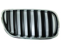Gitter Grill Vorne Rechts Bmw X3 E83 2006-2010 VERCHROMT-SCHWARZ