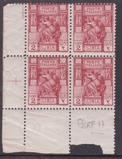 LIBYA(  Italy) ^^1924 RARER  YT#43B  MNH   BLOCK (perf 11)$374.00 @dco497lib97