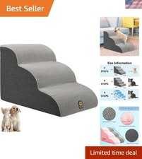 Pet Steps Dog Stairs for Sofa Couch and Bed High Density Sponge Pet Ramp with...