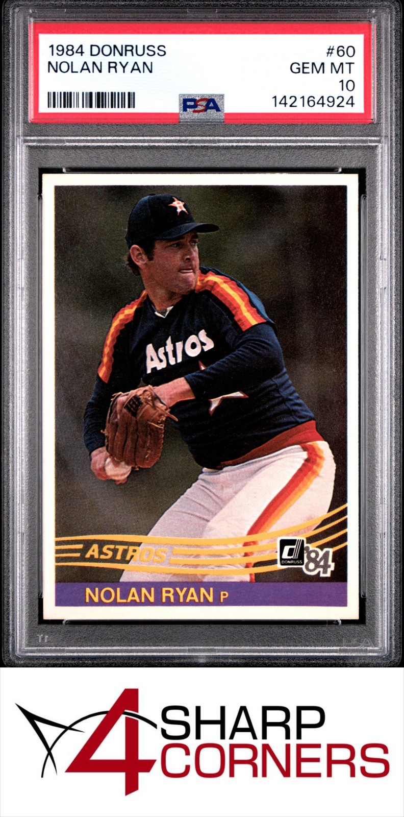 1984 DONRUSS #60 NOLAN RYAN ASTROS HOF PSA 10