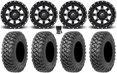 Fuel Maverick 15'' Wheels Black 32'' Alpha Tires Honda Pioneer 1000 / Talon