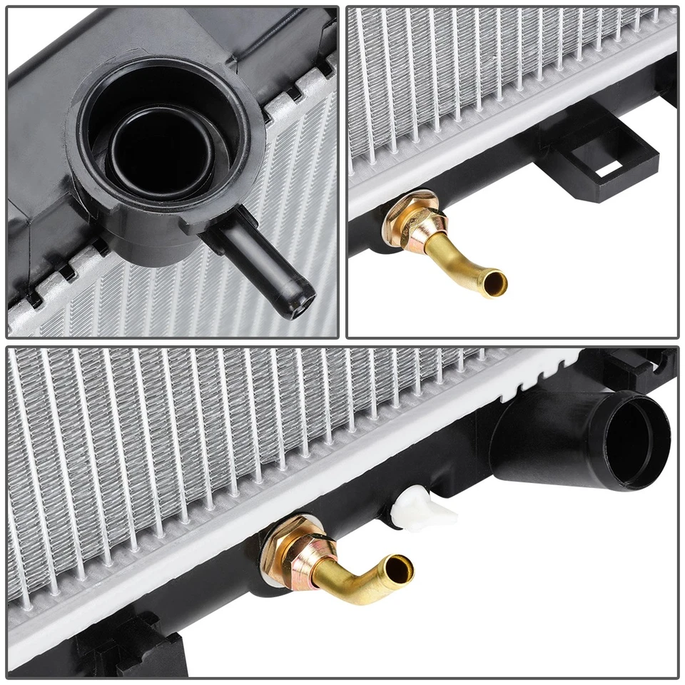 Radiador de refrigeración de núcleo de aluminio estilo AT/MT OE Fit 94-01 Acura Integra DPI 1568 Foto 4 de 4