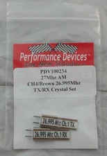 27Mhz AM Universal Receiver/Transmitter Crystal Set CH01 (Brown) 26.995Mhz
