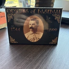 Origins Of Baseball 1744-1899 Sealed Complete Set Box Rare Set