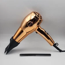 FHI Heat PF7005RC Hair Dryer Rose Gold Chrome Cool Shot 1500W Blower Tested Work