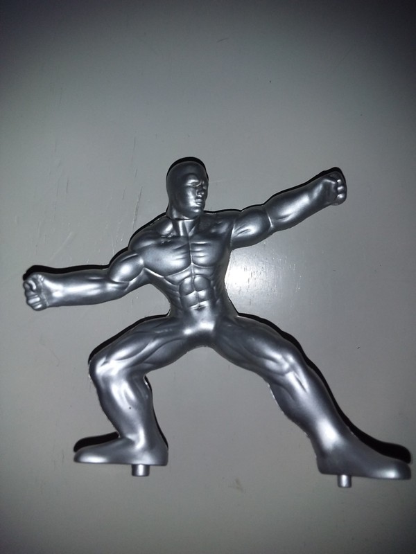 McDonalds Happy Meal Toy 2010 Fantasic Four Silver Surfer Action Figure
