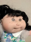 Vintage 1995 Mattel Cabbage Patch Kids CPK Doll BLACK Hair BROWN Eyes. w/OUTFIT