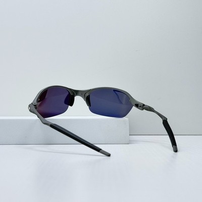 Oakley Romeo 2 X-Metal Gray Frame Yellow Blue Gradient Lens