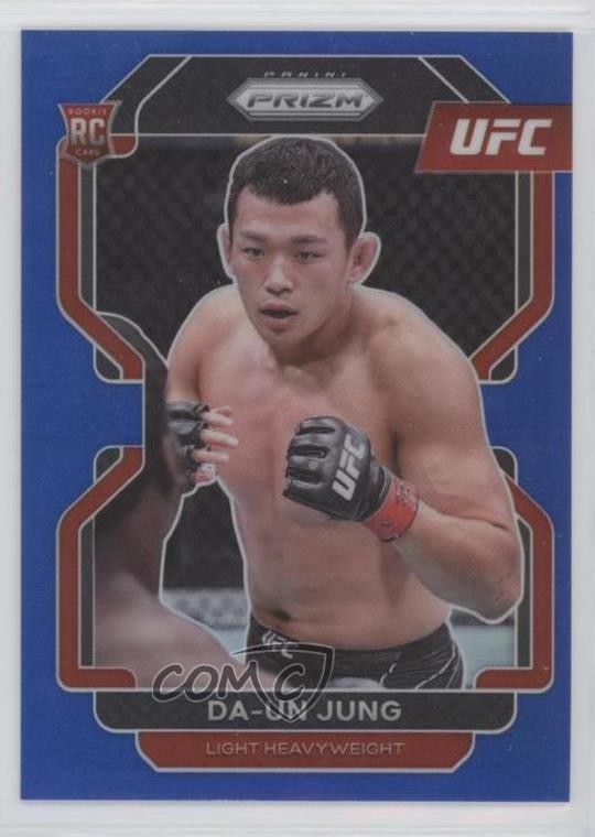 2022 Panini Prizm UFC Blue Prizm 103/199 Da-un Jung #151 Rookie RC pj5