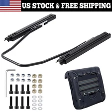 Universal Dual Lock Design Racing Seat Base Slider Rail Brackets Bucket Locking