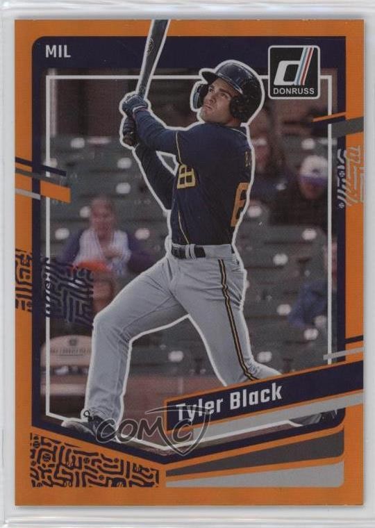 2023 Panini Donruss Holo Orange Tyler Black #136 0t2