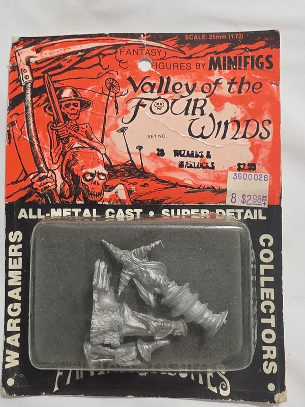 Valley Of The Four Winds Metal Miniature Figures Wizards & Warlocks