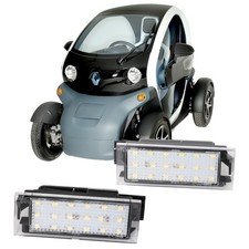 Passt für Renault Twizy MAM Bj. ab 04.12 LED Kennzeichenbeleuchtung Leuchte