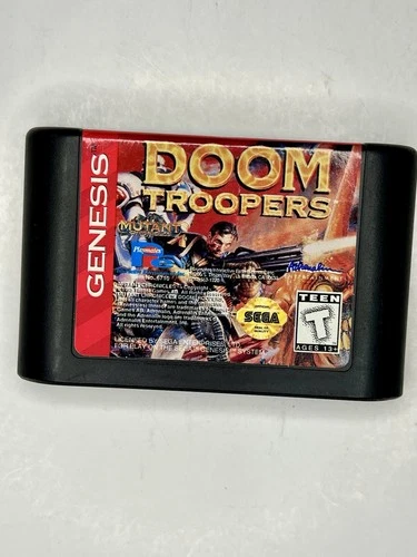 Mutant Chronicles: Doom Troopers Sega Genesis Video Game 1995 CART ONLY