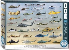 EG65000088 - Eurographics Puzzle 500 Pc - Military Helicopters