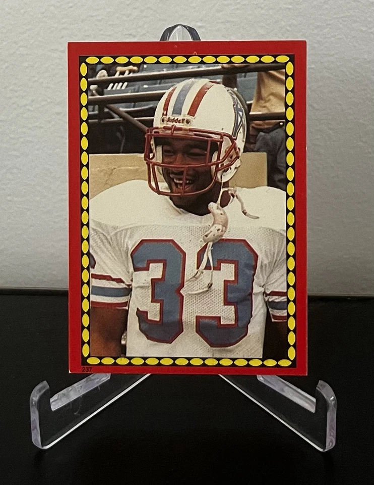 1988 Topps Super Star Sticker Back Cards - Dan Marino, Mike Rozier #29 Mike... - Image 2 of 2