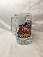 1996 Slim Jim Busch Series Collector Edition Glass Mug NASCAR Cup 91 94 Champ #1