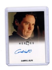 HEROES ARCHIVES GABRIEL OLDS AUTOGRAPH 2010 RITTENHOUSE AGENT T AUB/SYLAR