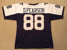 UNSIGNED CUSTOM Sewn Stitched Drew Pearson Thanksgiving Jersey - M, L XL 2XL 3XL