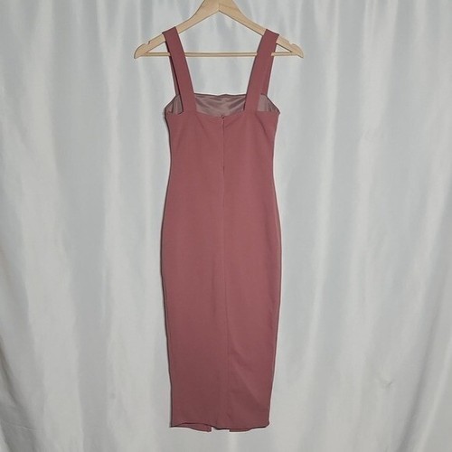 Naked Wardrobe Mauve Sleeveless Dress Front Slit Womens Size Small S - Picture 2 of 9