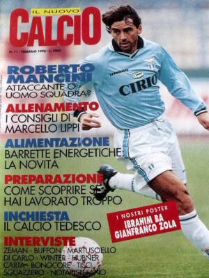 Neuer Fußball 71 1998 Roberto Mancini - Poster von Gianfranco Zola und Ibrahim BA