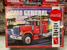 AMT Model kit 1/25 scale GMC General truck tractor Coca-Cola version