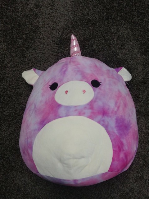 Squishmallow Lola Pink Unicorn Tydye 16 Inch Kellytoys New | eBay