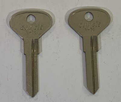 Blank Key Curtis V-30 Appx. 2.25  Uncut Volkswagen Lot of 2
