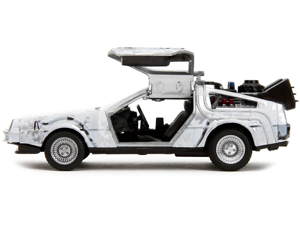 Jada DMC DeLorean Time Machine (Frost VER.) Back To The Future 1