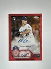 2023 Topps Chrome Update MICHAEL GROVE Autographed RC 3/5 SSP Red Shimmer