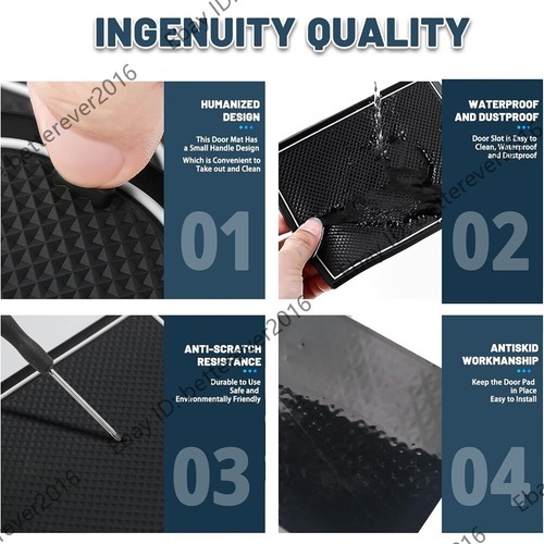 For Mitsubishi Outlander 2022-2024 Non-Slip Gate Slot Mat Accessories Cup Pad - Bild 9 von 16