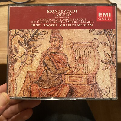 Monteverdi L orfeo, Chiaroscuro, London Baroque, The London Vorberg & Sackbut En
