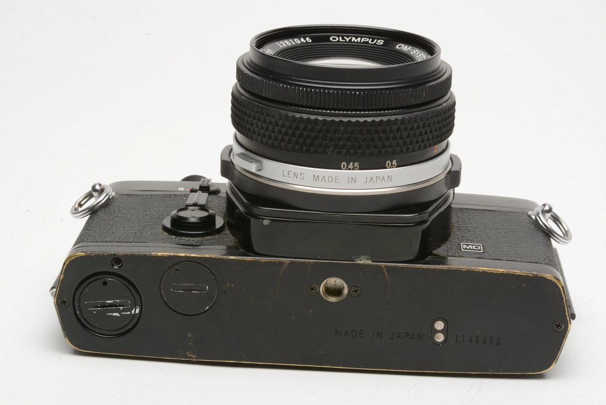Olympus OM-1 MD black body w/50mm f1.8 Zuiko lens, New seals Olympus OM-1 MD black body w/50mm f1.8 Zuiko lens, New seals