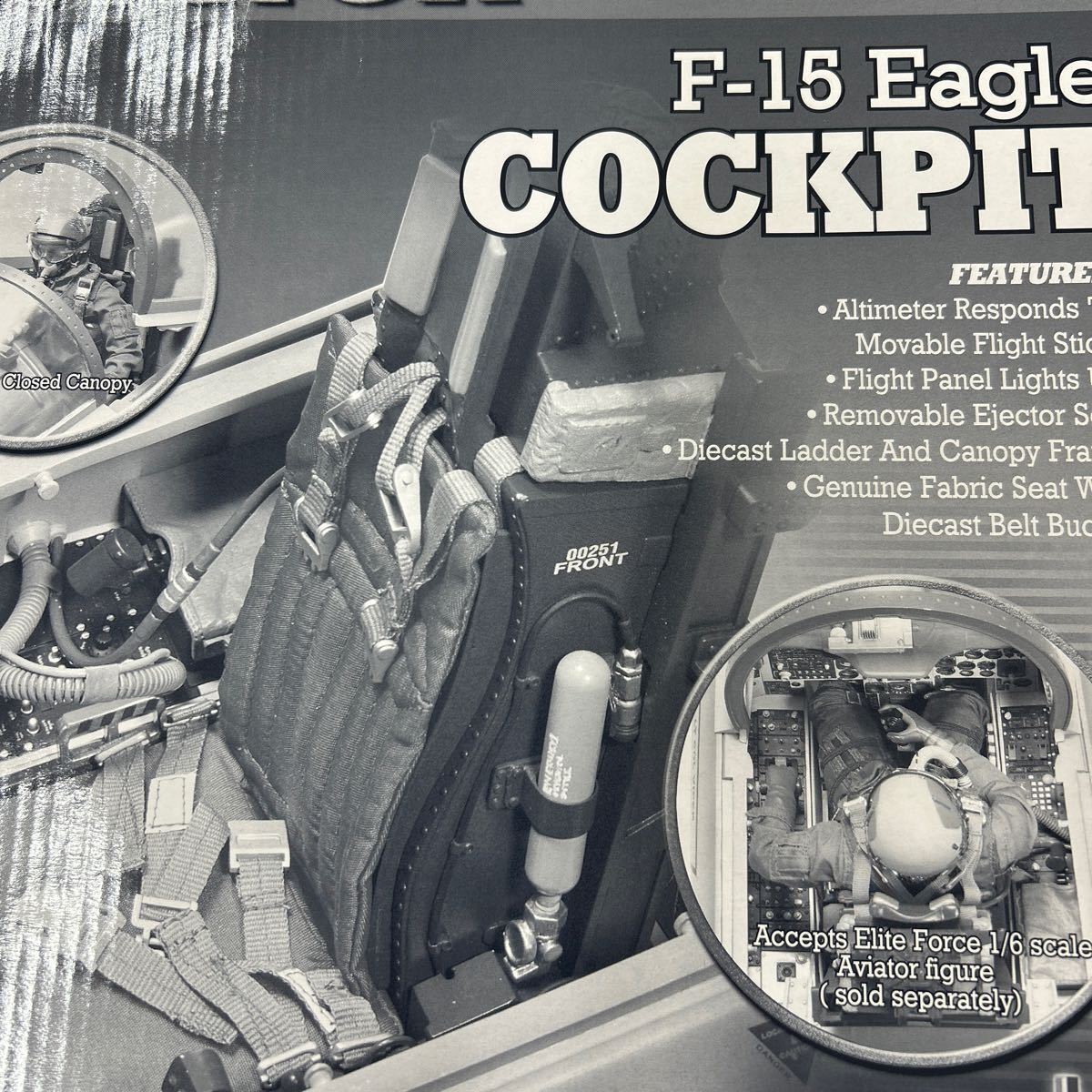 bbi Elite Force 1/6 AVIATOR F-15 EAGLE COCKPIT #21590 w bbi Elite Force 1/6 AVIATOR F-15 EAGLE COCKPIT #21590 w