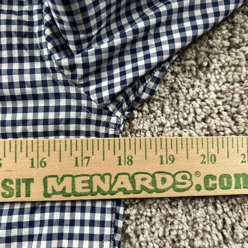 Vineyard Vines Shirt Youth Boys Large Blue Check Button Up Preppy Classiccore - Picture 7 of 10