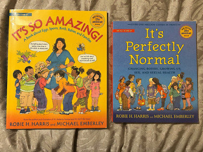 New Lot It's Perfectly Normal and It s So Amazing Robbie Harris Michael Emberly 