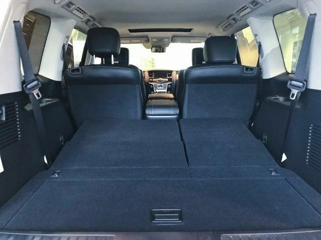 Red de carga organizadora de malla estilo sobre maletero trasero para Nissan Armada 2005-2023 Foto 4 de 4