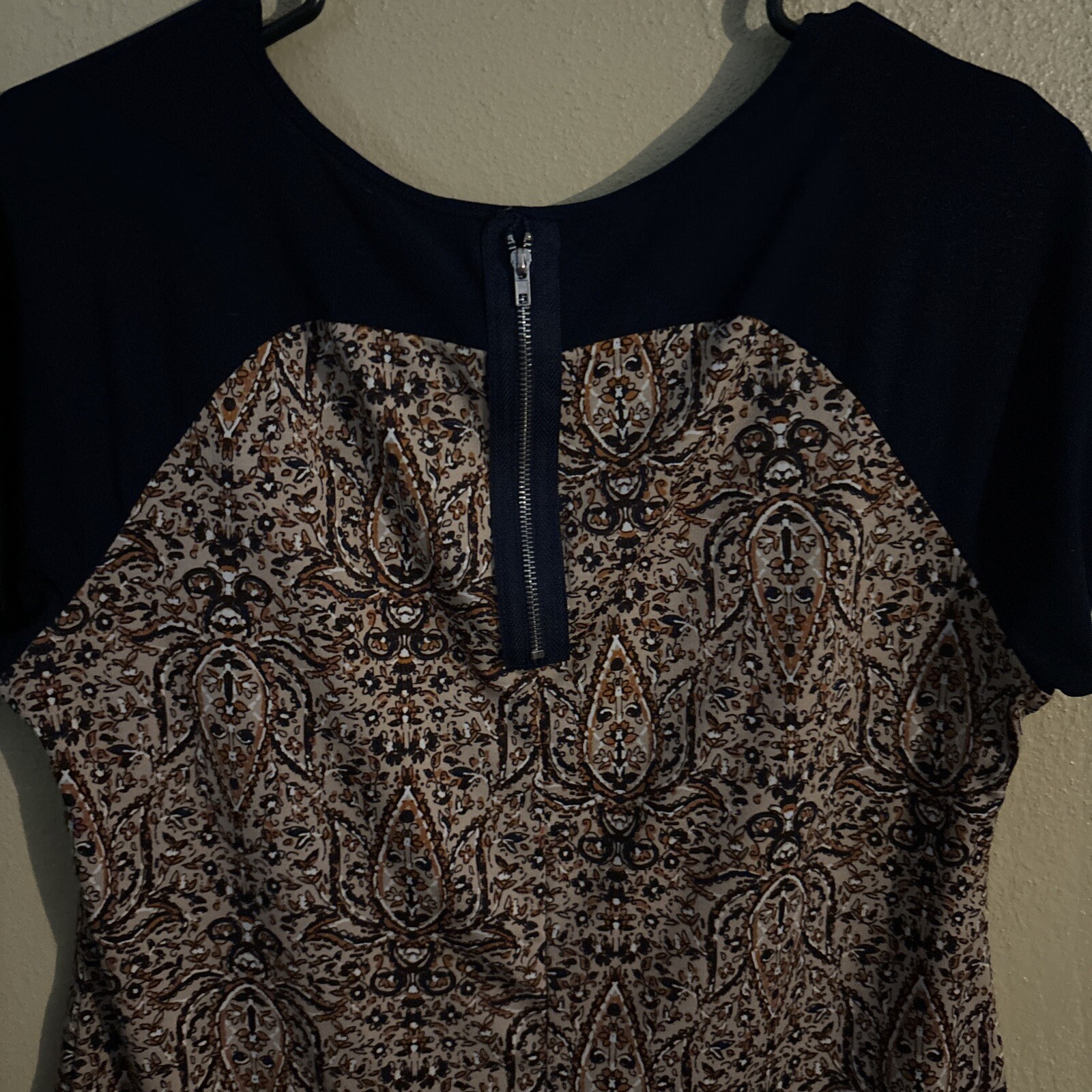 Per Seption Concept Blouse Small Navy Floral Prin… - image 8