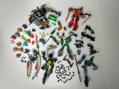 LEGO Bionicle Incomplete Figures & Replacement Parts Lot READ
