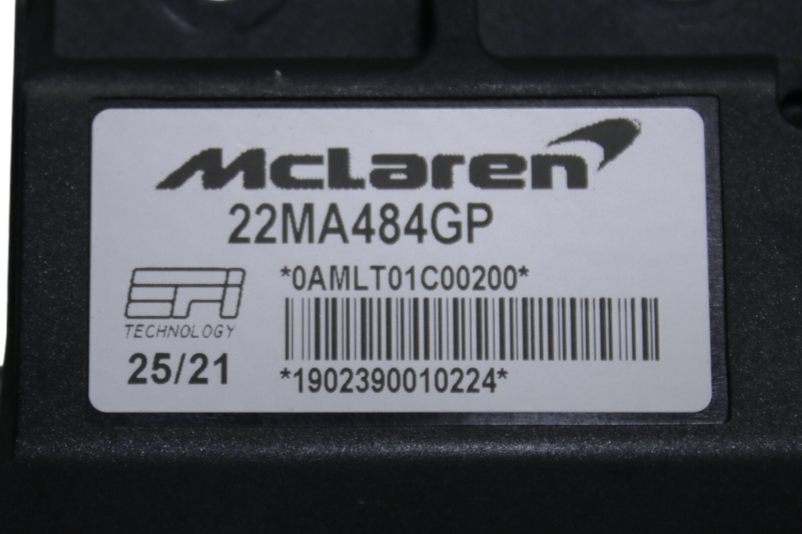 McLaren GT Fuel Pump Control Module Unit Assembly 2020 - 2023 OEM