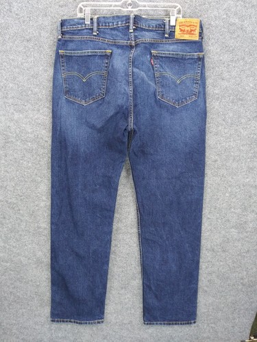 Jeans Levi's 505 uomo 40 blu lavaggio medio denim cotone elastan gamba dritta - Foto 2 di 12