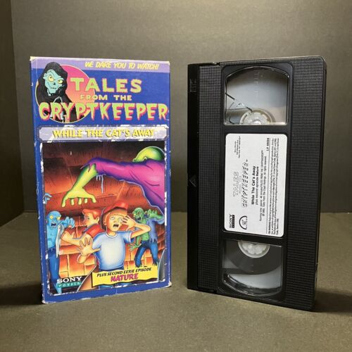 Tales from the Cryptkeeper (VHS, 1994 Sony) While the Cat's Away / Nature
