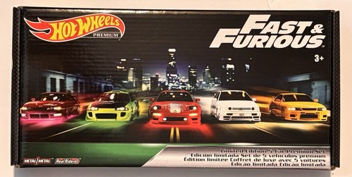 2019 Hot Wheels Premium Fast and Furious ORIGINAL FAST BOX SET Factory Sealed