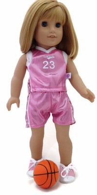 american girl doll basketball set