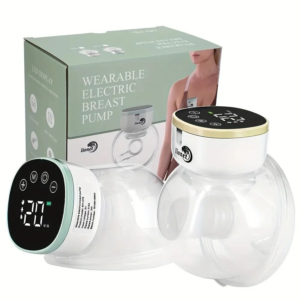 Hands-Free Wearable Breast Pump for Moms Automatic Milk Expression-image